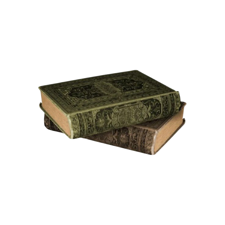 a stack of two books